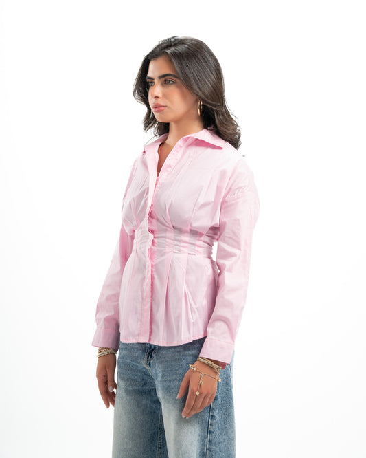 The Baby Pink Sculpt Shirt
