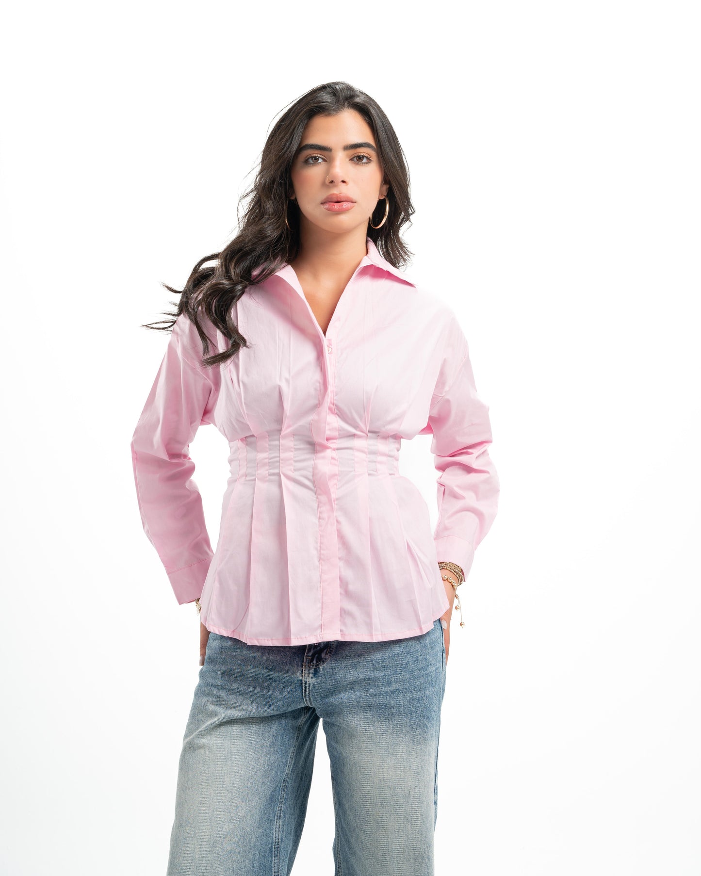 The Baby Pink Sculpt Shirt