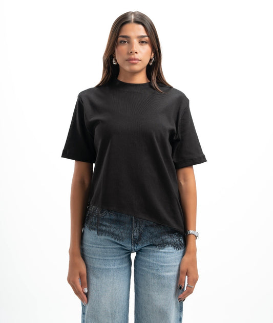 Black Lace Tee