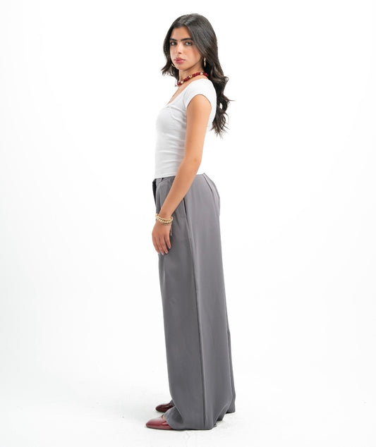 Cool Grey Tailored Pants
