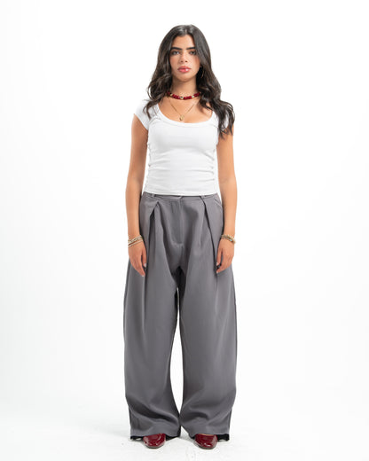 Cool Grey Tailored Pants