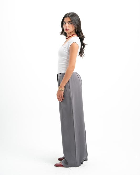 Cool Grey Tailored Pants