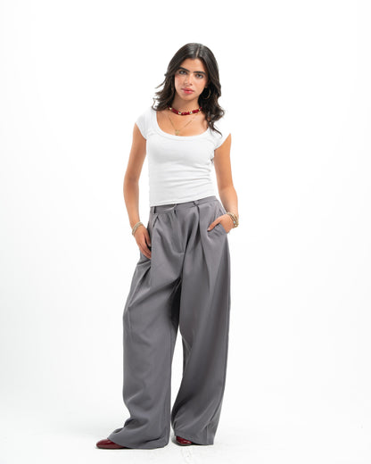 Cool Grey Tailored Pants