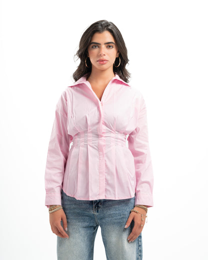The Baby Pink Sculpt Shirt