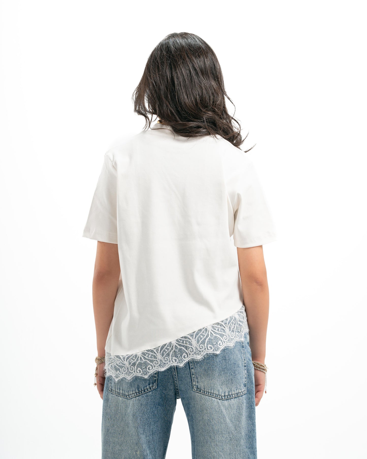 White Lace Tee