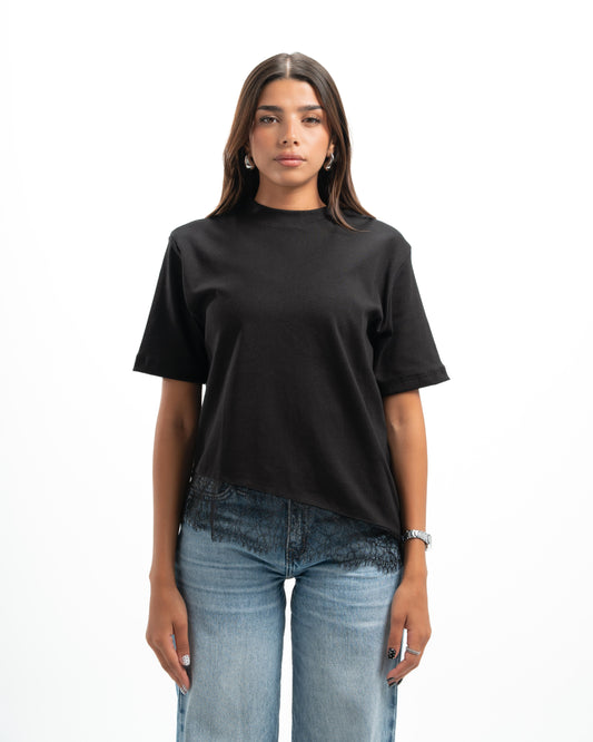 Black Lace Tee